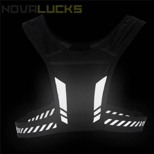 Reflektierende Laufweste mit Stauraum - RunMate™ + GRATIS - Trinkflasche