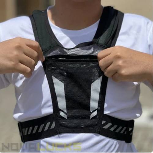 Reflektierende Laufweste mit Stauraum - RunMate™ + GRATIS - Trinkflasche