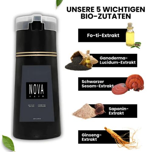 Haarfärbeshampoo 3-in-1 – Natürlich, Schnell & Schonend (200 ml)