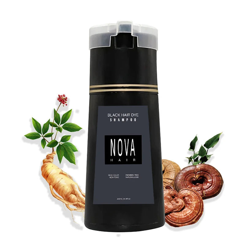 Haarfärbeshampoo 3-in-1 – Natürlich, Schnell & Schonend (200 ml)