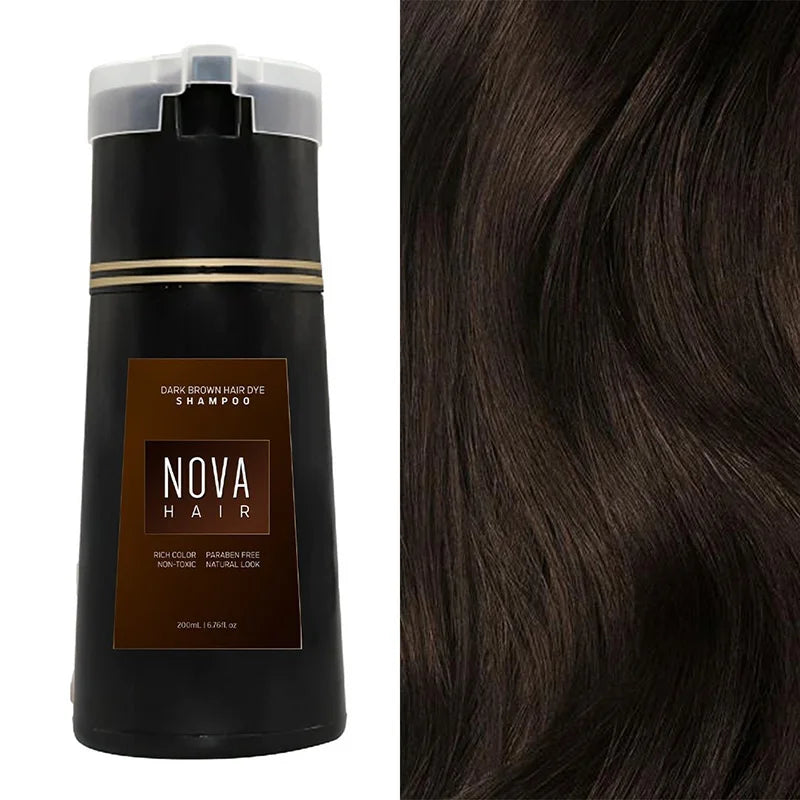 Haarfärbeshampoo 3-in-1 – Natürlich, Schnell & Schonend (200 ml)
