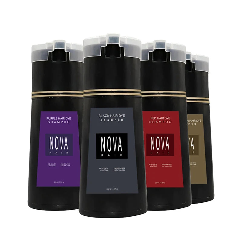 Haarfärbeshampoo 3-in-1 – Natürlich, Schnell & Schonend (200 ml)